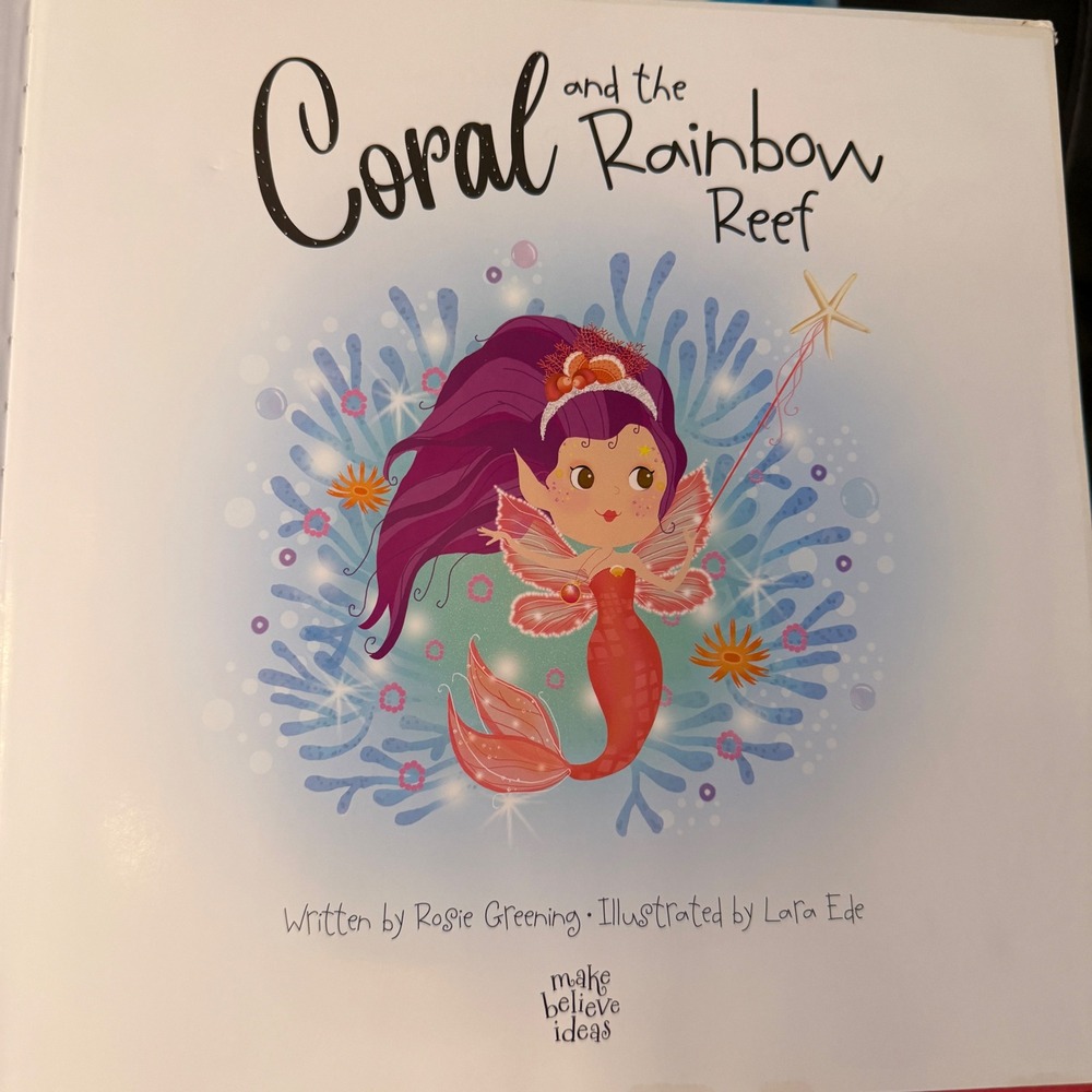 Make Believe Ideas Coral and the Rainbow Reef Kids Mermaid Fairies - Picture 3 of 4